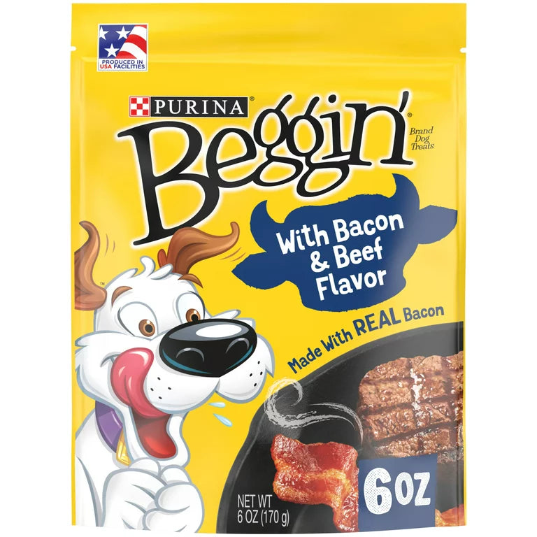 PURINA BEGGIN BEEF & BACON