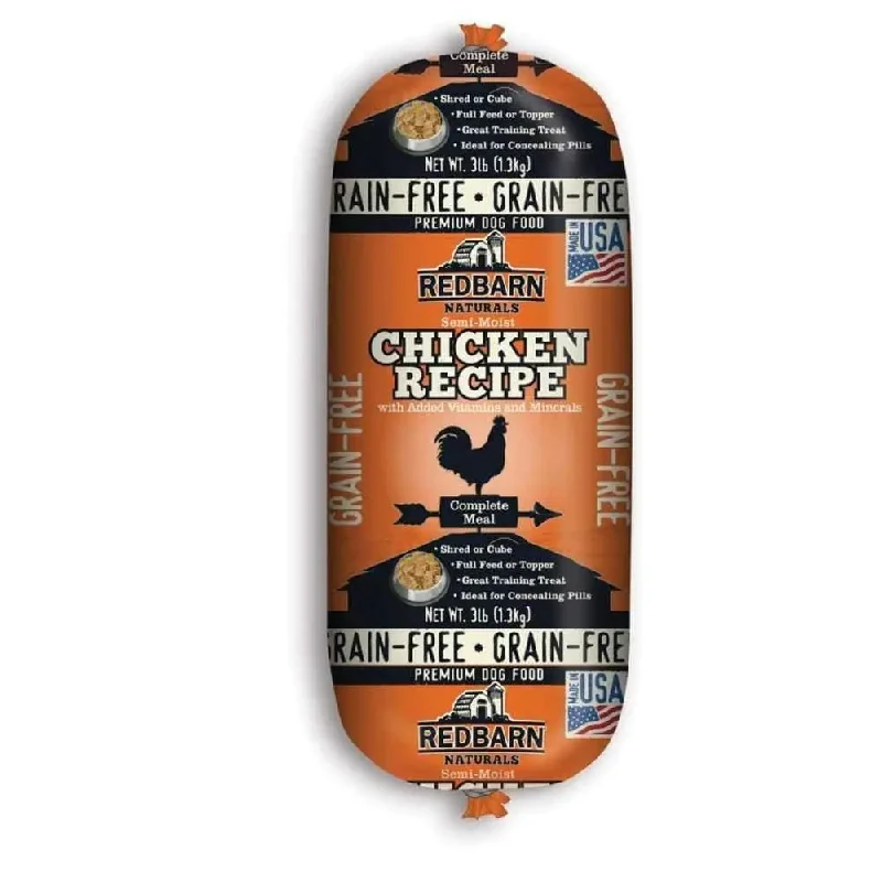 Redbarn Pet Products Grain Free Chicken Dog Food Roll 3 lb