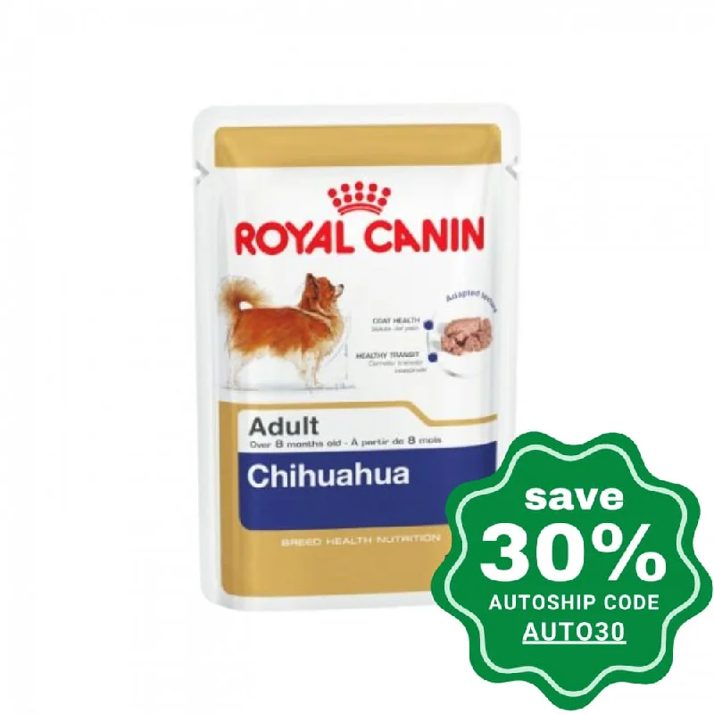 Royal Canin - Adult Dog Wet Food - Chihuahua Dog Pouch - 85G (Box of 12)