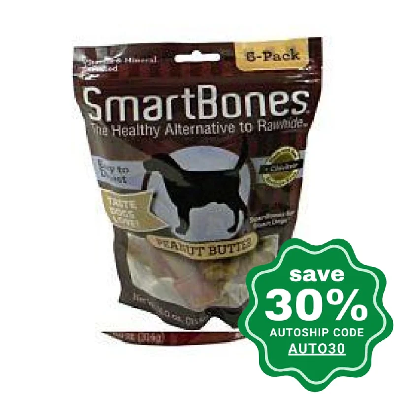 Smartbones - Peanut Butter Flavor - Small (314g - 6 Pieces)