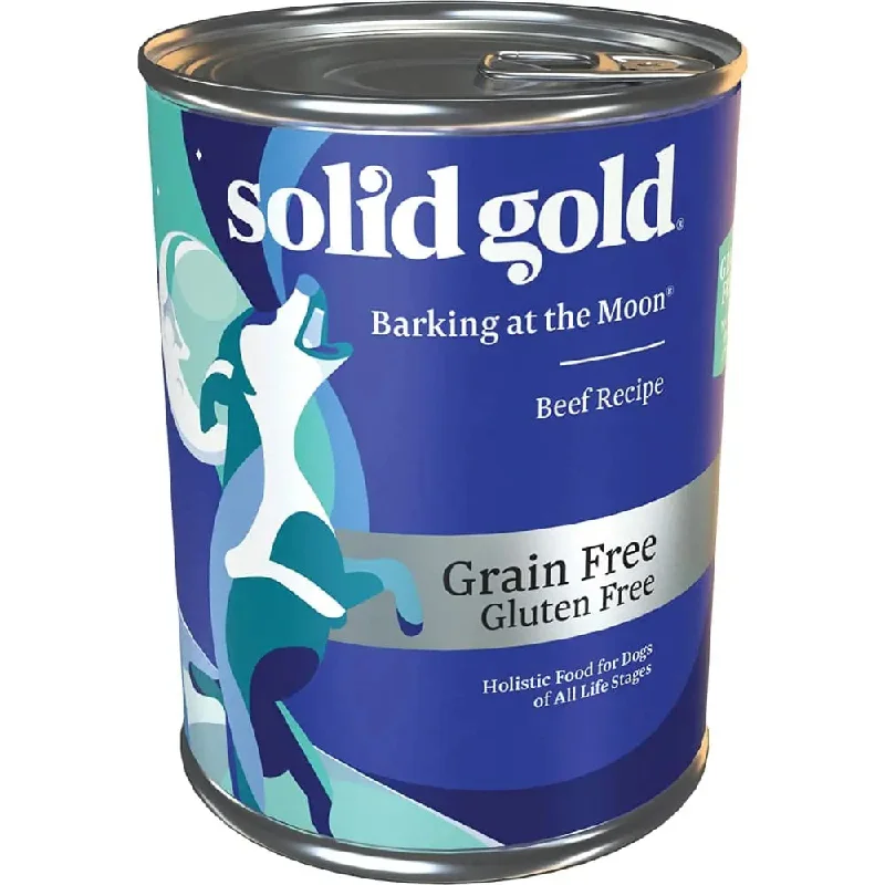 Solid Gold® Barking at the Moon® Grain Free Beef Dog Recipe 13.2 Oz case of 6