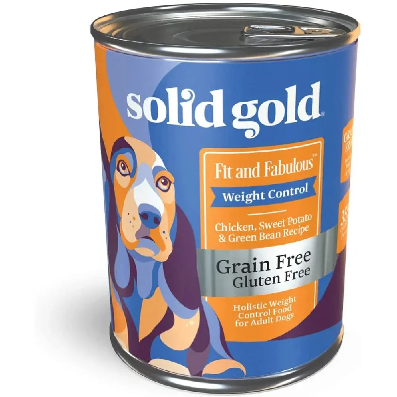 Solid Gold® Fit & Fabulous™ Chicken, Sweet Potatoes & Green Beans Recipe for Dog 13.2 Oz