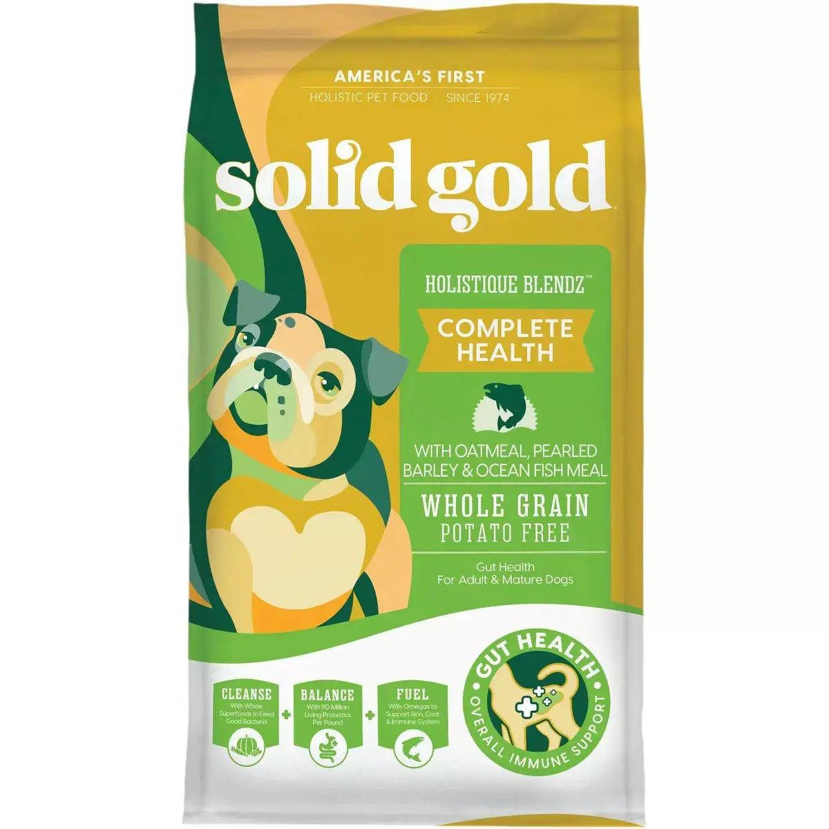 Solid Gold® Holistique Blendz™ Oatmeal, Pearled Barley & Ocean Fish Meal Dry Dog Food