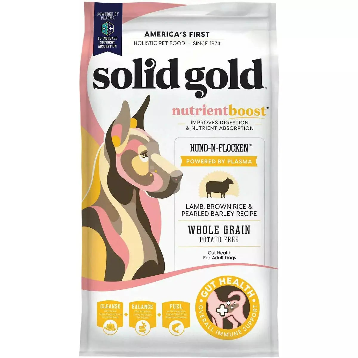 Solid Gold® Hund-N-Flocken™ Lamb, Brown Rice & Pearled Barley Dry Dog Food