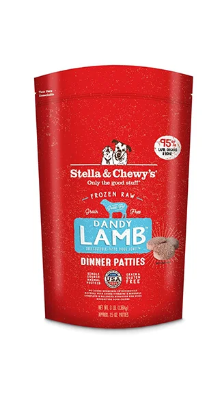 Stella & Chewy's Frozen Dinner Patties: Dandy Lamb