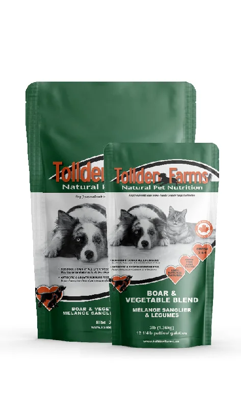 Tollden Farms Boar & Vegetable Blend Raw Dog Food