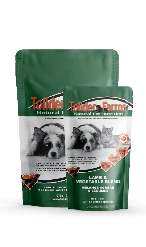 Tollden Farms Lamb & Vegetable Blend Raw Dog Food