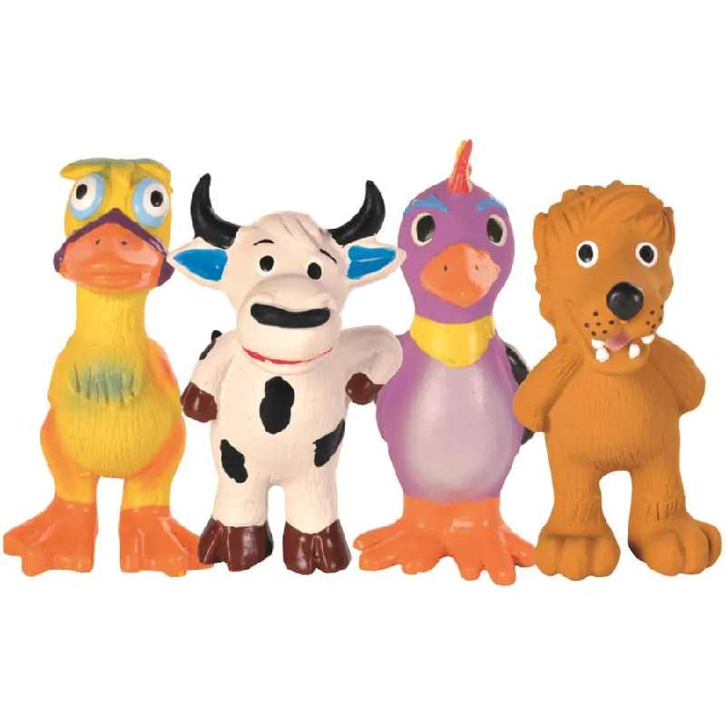 Trixie Assorted Mini Animals Latex