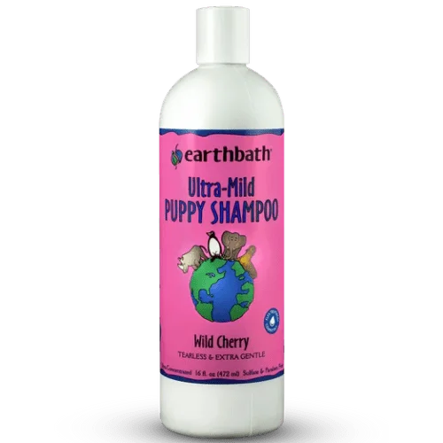 Ultra-Mild Puppy Shampoo Wild Cherry   - earthbath