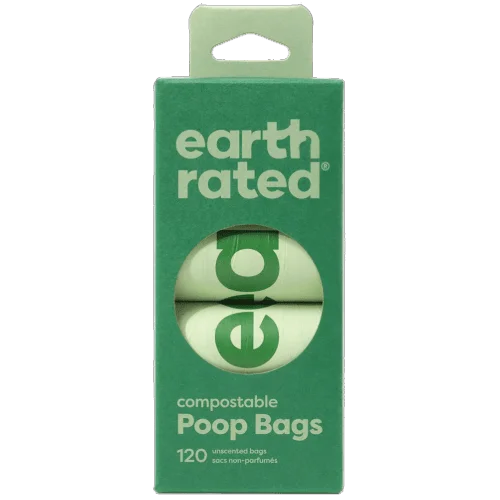 Unscented Compostable Refills | 8 Roll 120 Bags - Earth Rated