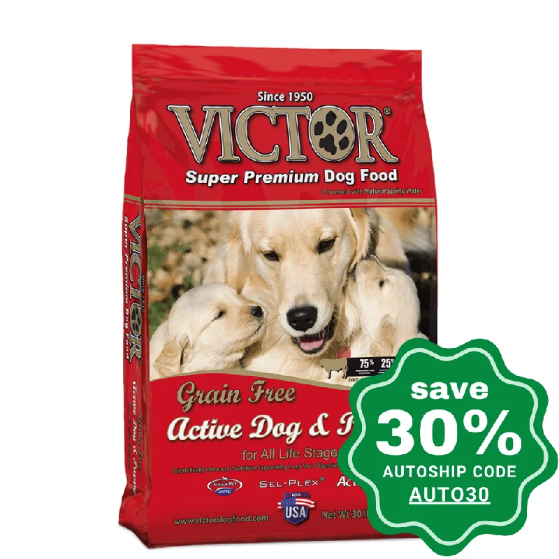 Victor - Grain Free - Active Dog & Puppy - 30LB