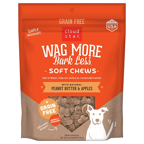 Wag More Treats Peanut Butter & Apple 2.5lb