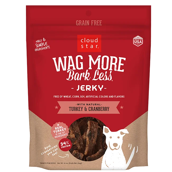 Wag More Jerky Turkey & Cranberry