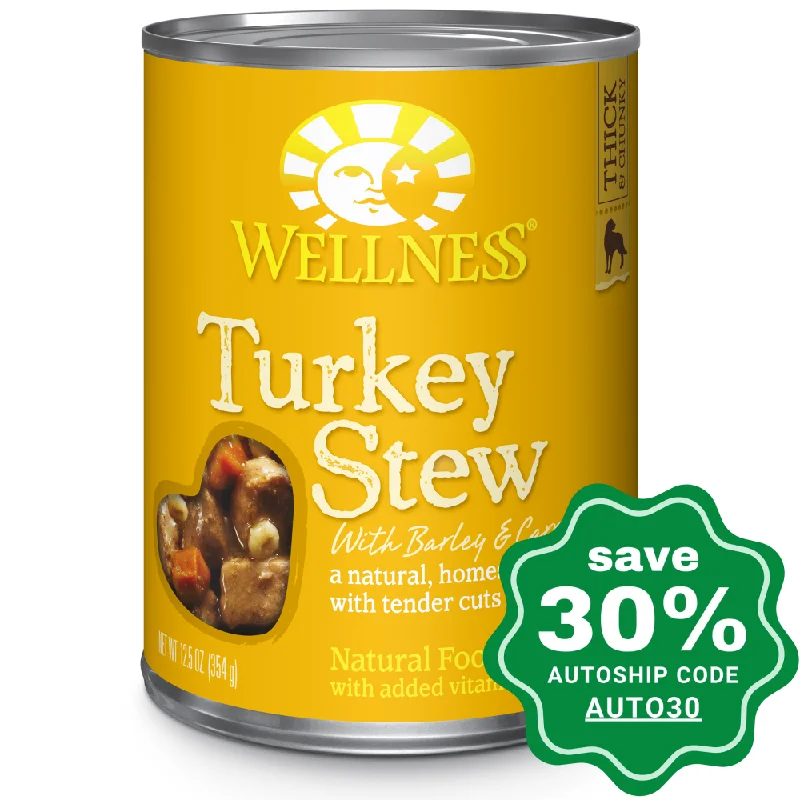 Wellness - Stew - Canned Dog Food - Turkey with Barley & Carrots - 12.5OZ (min. 12 Cans)