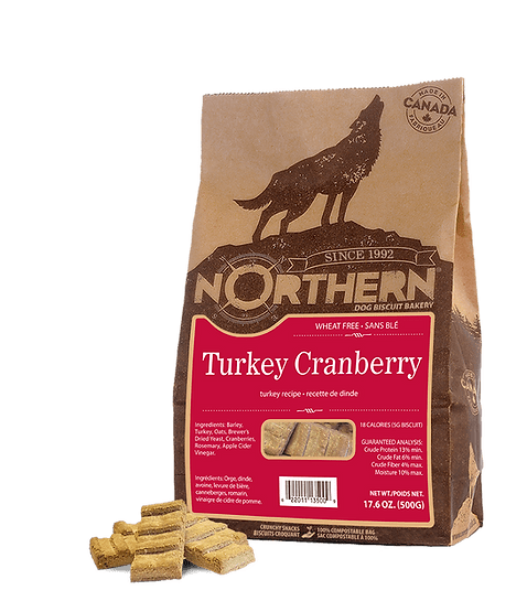 Wheat Free Turkey Cranberry 500g - Northern Biscuit