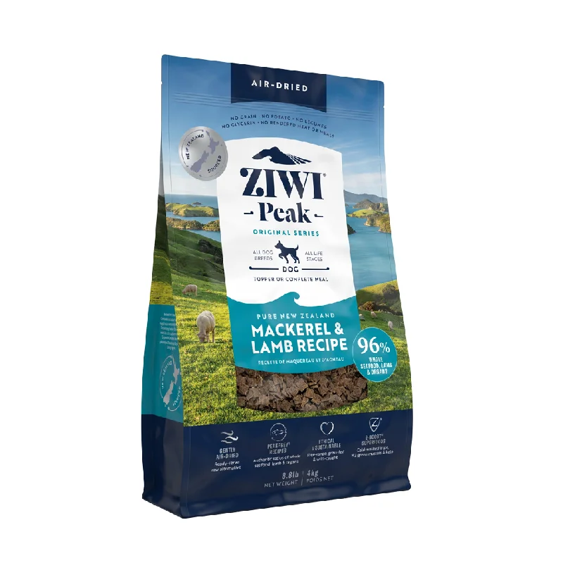 ZIWI Peak Air Dried Mackerel and Lamb Recipe Dog Food 4kg