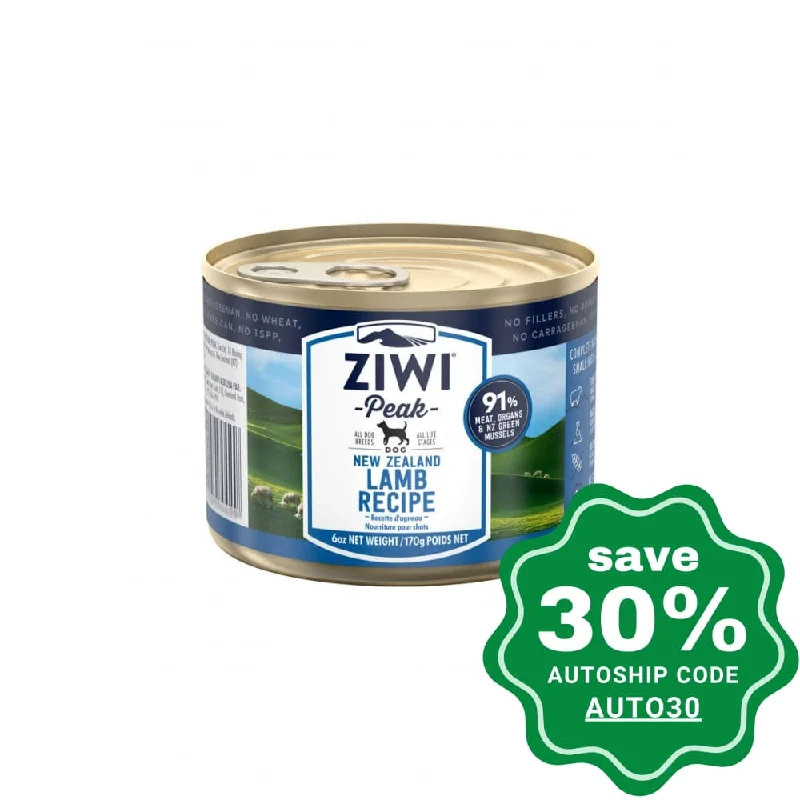 Ziwipeak - Moist LAMB Recipe Canned Dog Food - 170G (min. 12 cans)