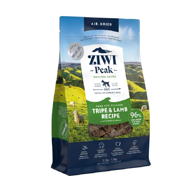 ZIWI Peak Air Dried Tripe and Lamb Recipe Dog Food 1kg