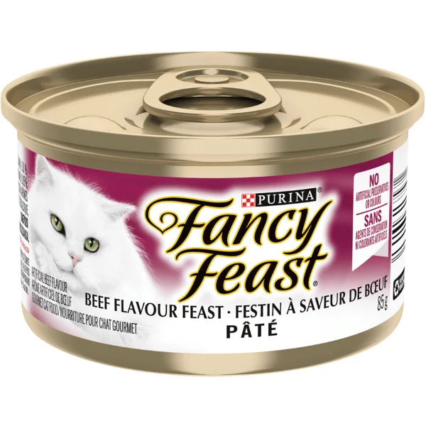 Fancy Feast Pate Beef Flavour Feast Canned Cat Food