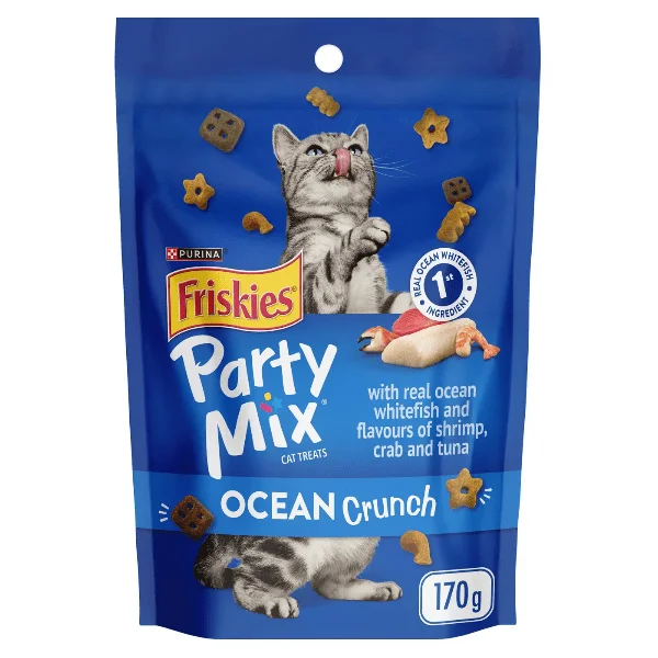 Friskies Party Mix Ocean Crunch Cat Treats