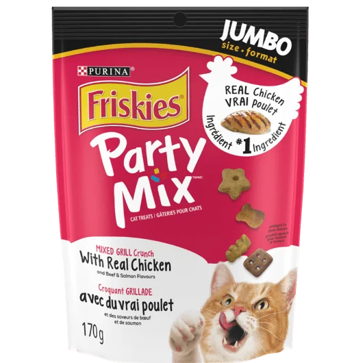 Friskies Party Mix Mixed Grill Crunch Cat Treats