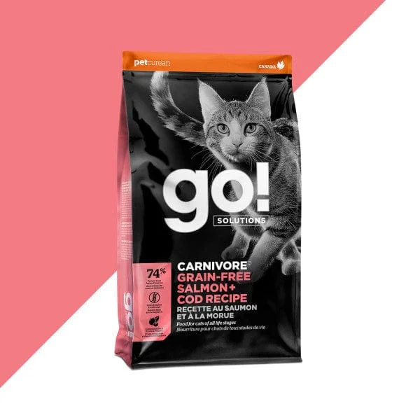 Go! Solutions Carnivore Grain-Free Salmon & Cod Recipe Dry Cat Food