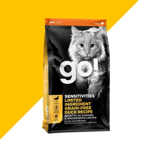 Go! Solutions Sensitivities Limited Ingredient Grain Free Duck Recipe Dry Cat Food