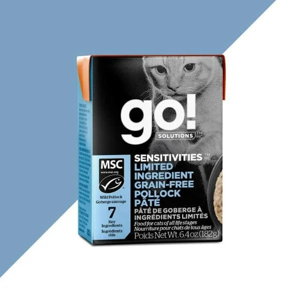 Go! Solutions Sensitivities Limited Ingredient Grain Free Pollock Pate Wet Cat Food