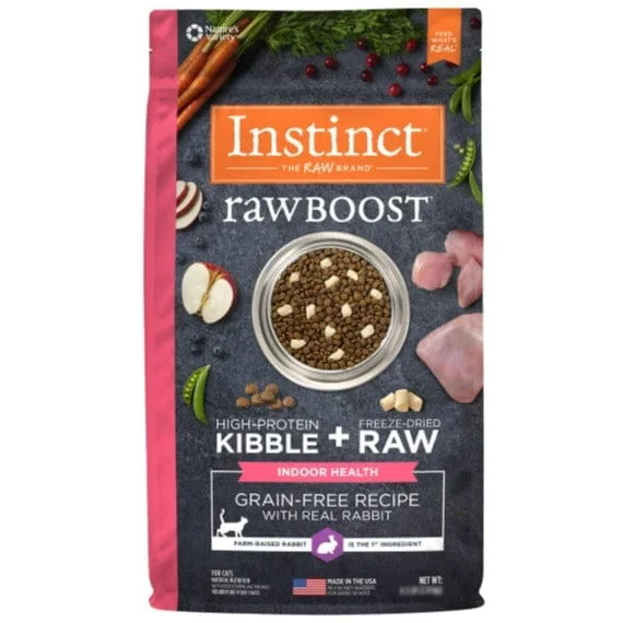 Instinct Raw Boost Indoor Health Real Rabbit Recipe Dry Cat Food, 4.5lb