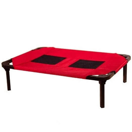 Lucky Dog Red Elevated Pet Bed