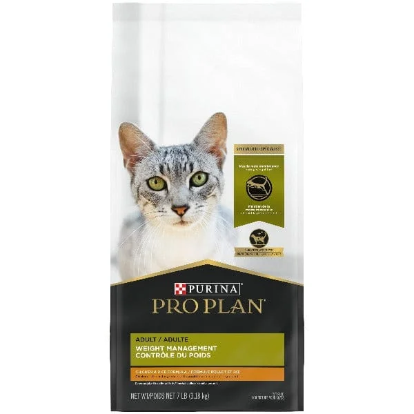 Purina Pro Plan Adult Weight Management Chicken & Rice Dry Cat Food, 7lb