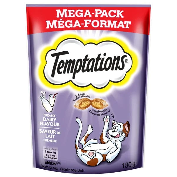 Temptations Creamy Dairy Cat Treats, 180g