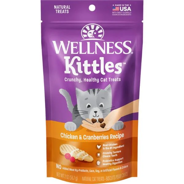 Wellness Kittles Chicken & Cranberries Cat Treats