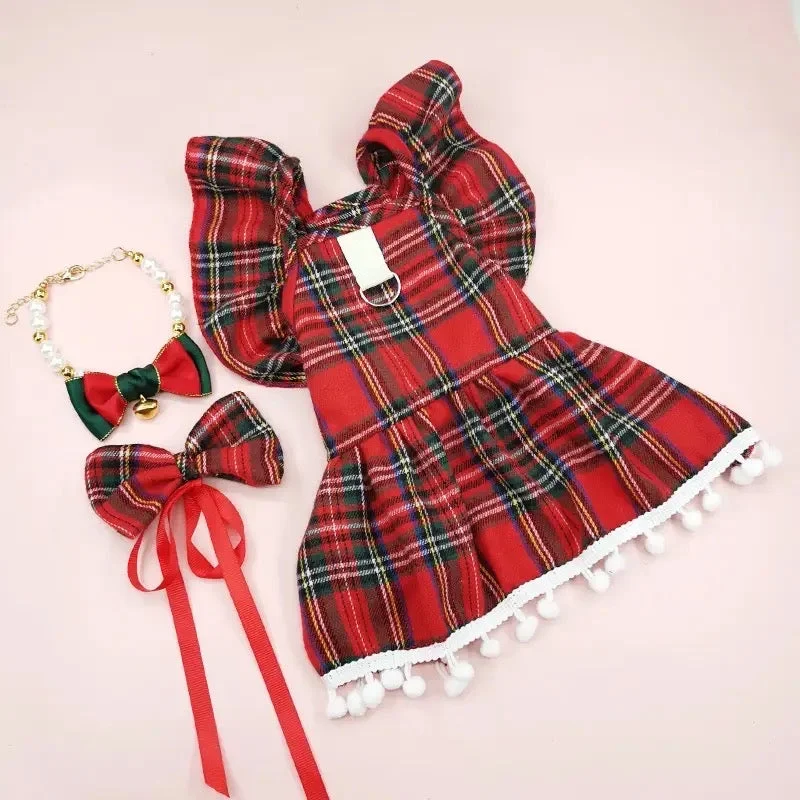 Sleigh Dress and Bow