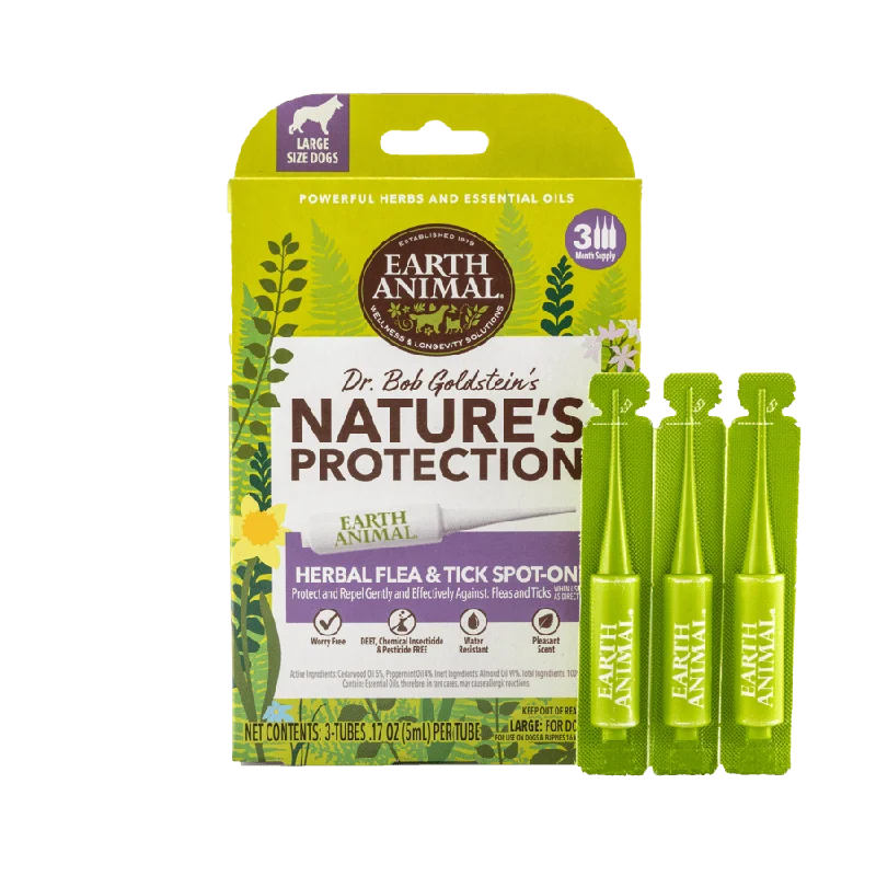 Earth Animal Nature's Protection™ Flea & Tick Herbal Spot-On for Large Dogs