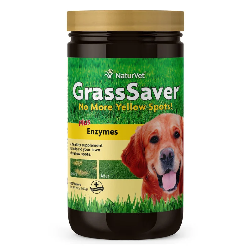 NaturVet GrassSaver Chewable Wafers for Dogs