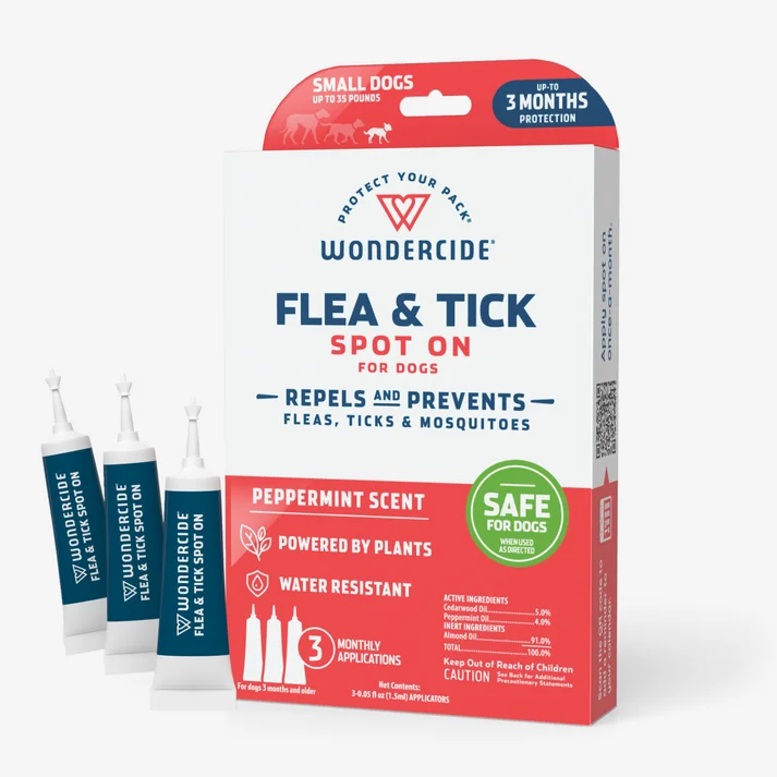 Wondercide Peppermint Flea and Tick Spot on For Dogs