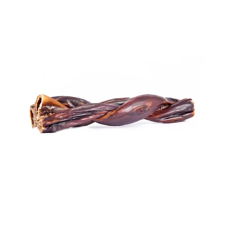 10″ Braided Beef Gullet Sticks