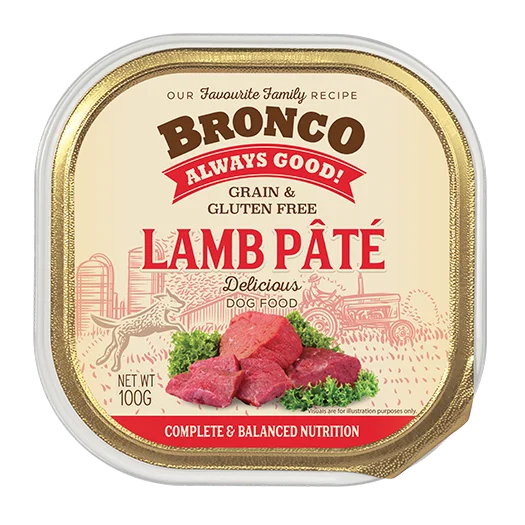 Bronco Dog Lamb Pate 100g