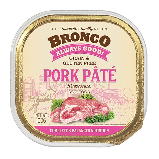 Bronco Dog Pork Pate 100g