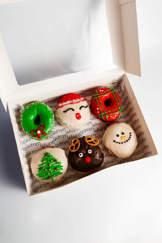 Christmas themed Doughnuts