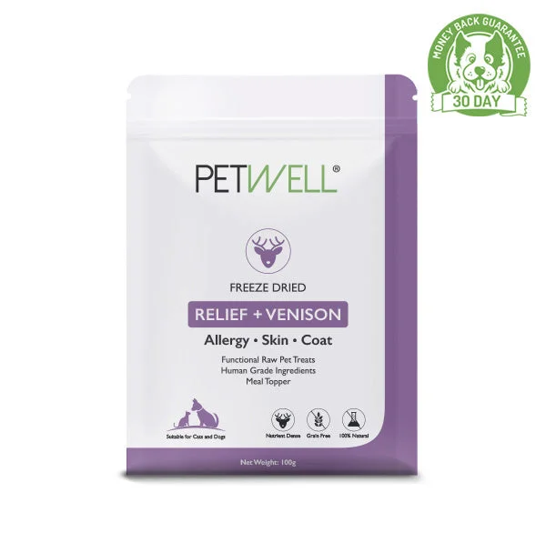 PetWell RELIEF + VENISON Functional Treats