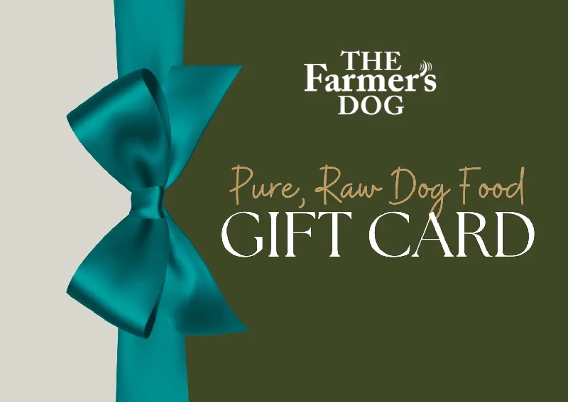 Raw Dog Food Gift Card - The Farmer's Dog